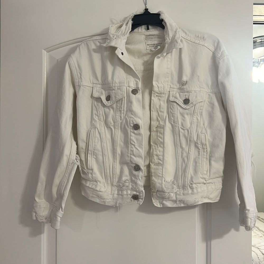 Ralph Lauren Denim Supply Cropped Jean jacket